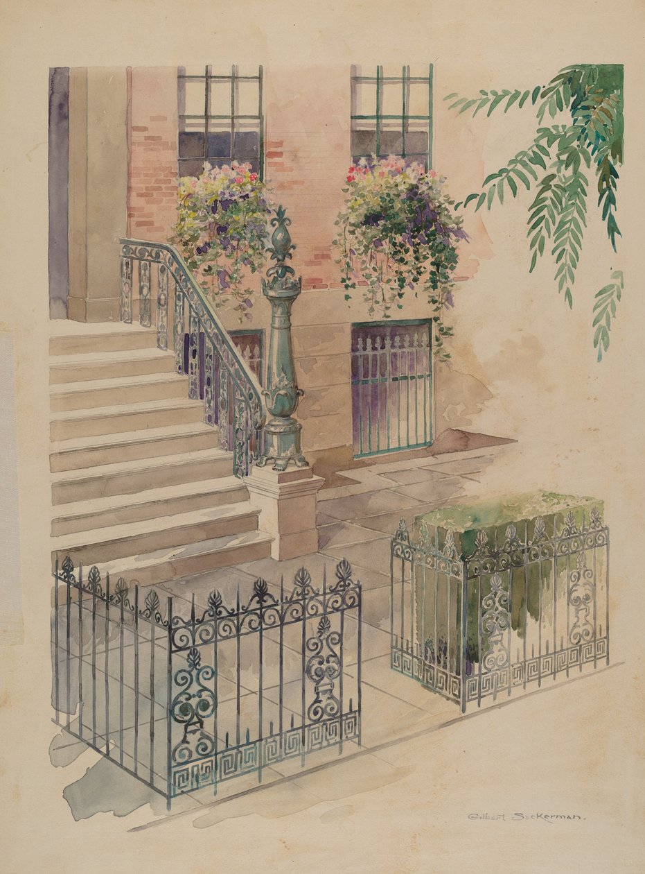 Balkon, 19351942. by Gilbert Sackerman