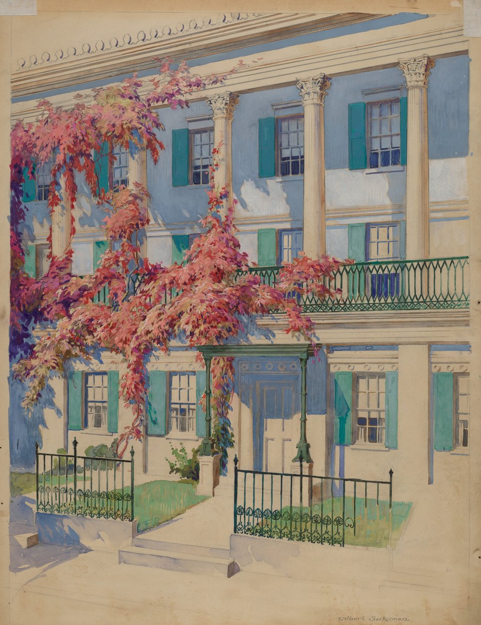 Dökme Demir Bahçe Balkonu by Gilbert Sackerman