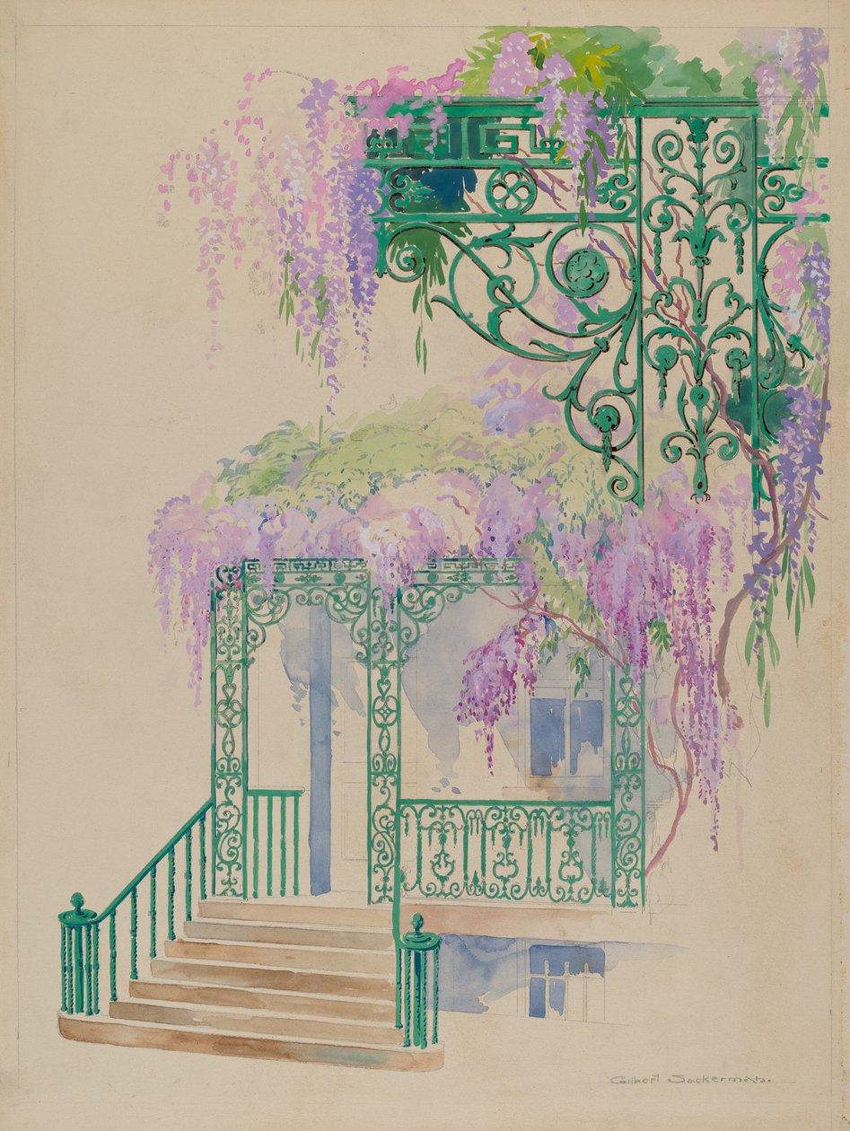 Dökme Demir Sundurma Korkuluk, c. 1936. by Gilbert Sackerman