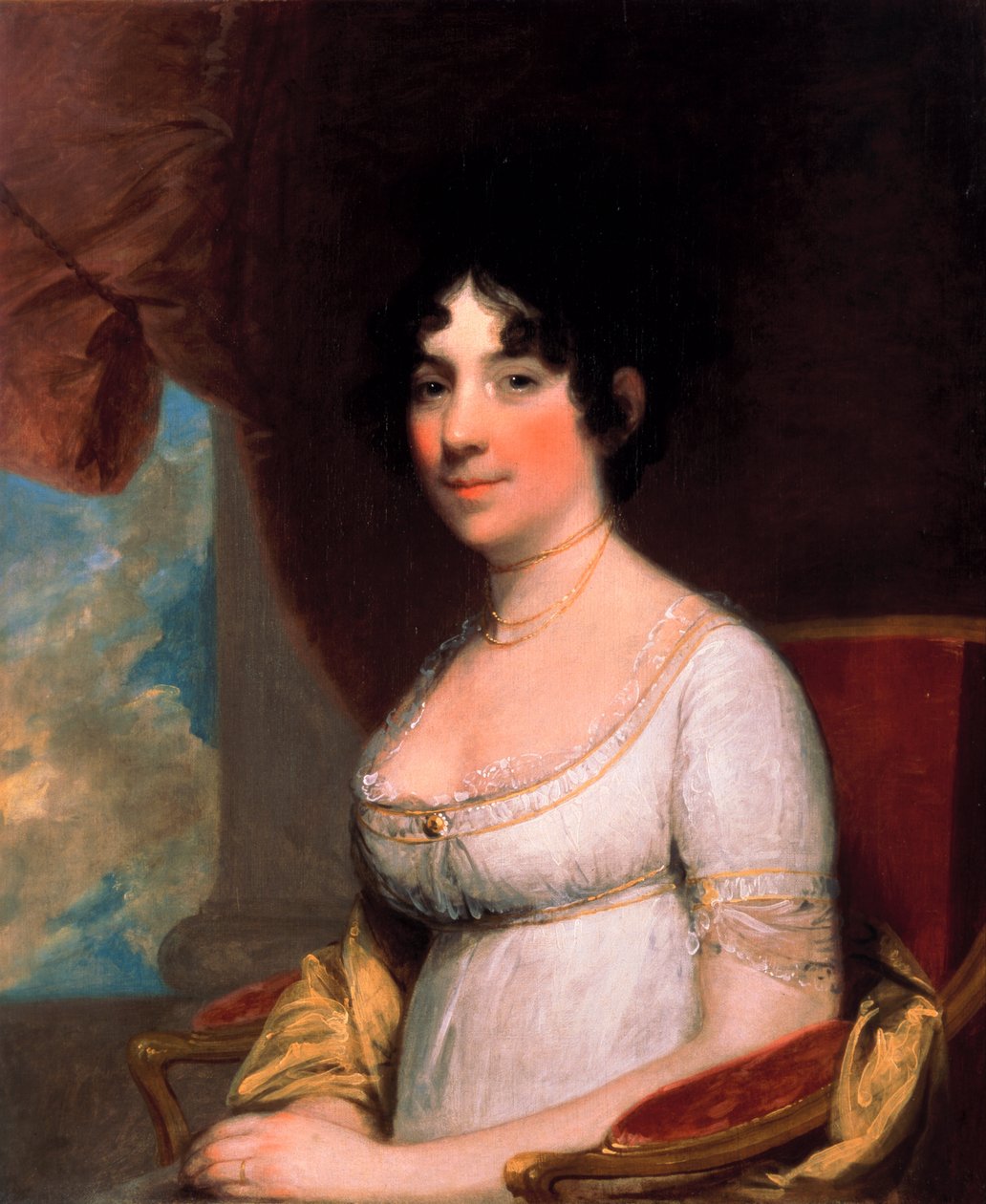 Dolley Payne Madison (Bayan James Madison) by Gilbert Stuart