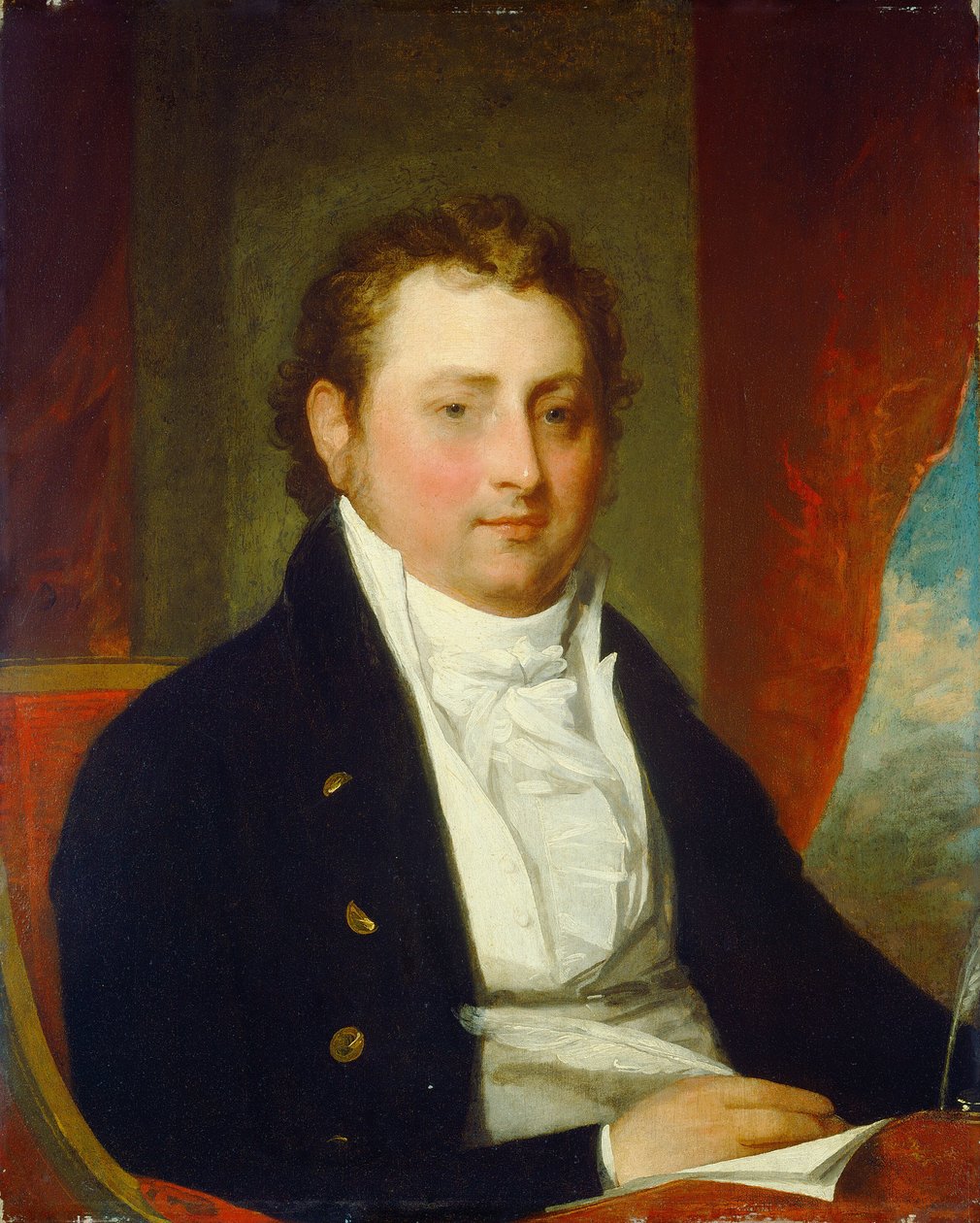 Edward Stow, c. 1803. by Gilbert Stuart