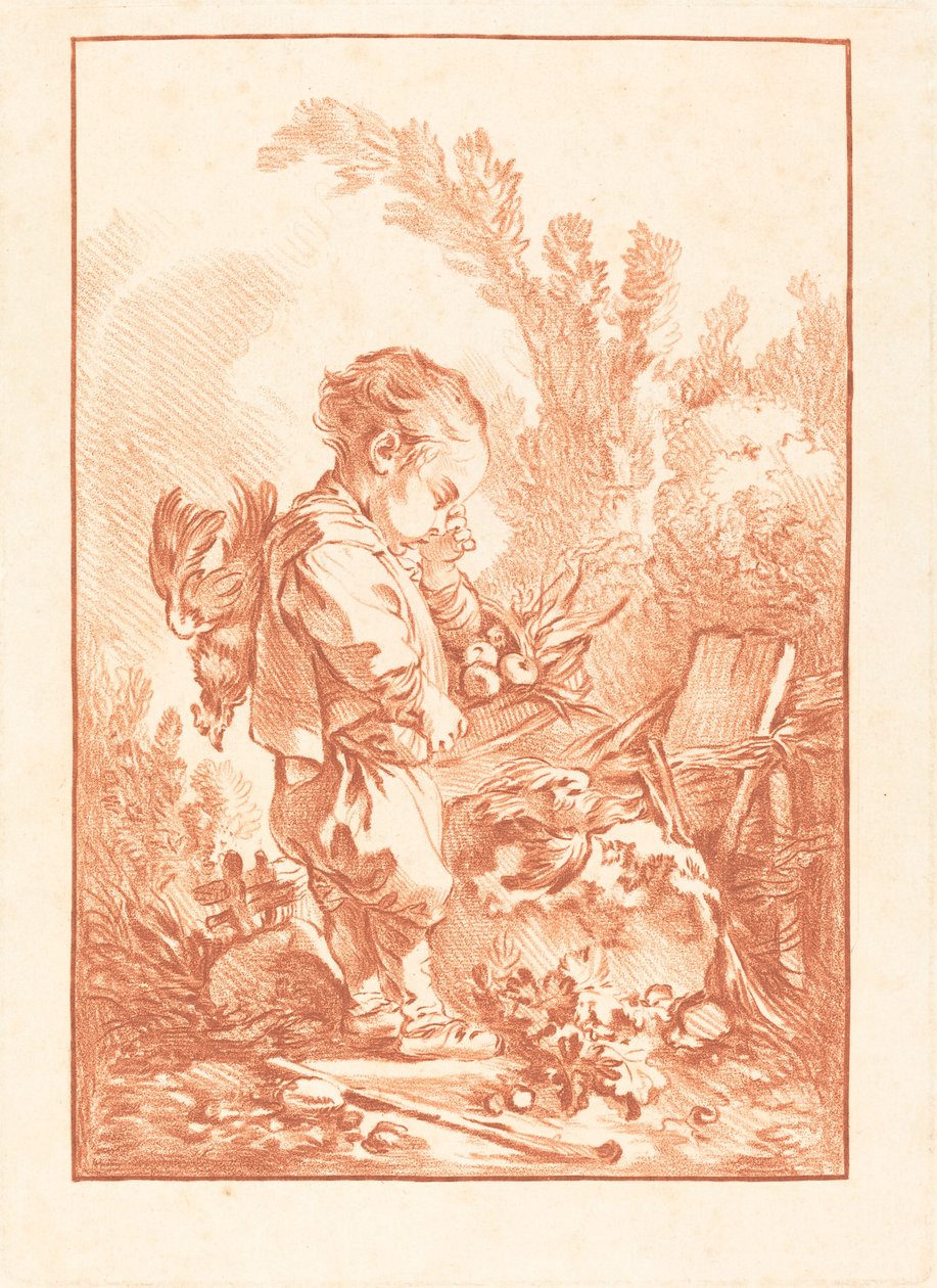 Çapulcu Hırsız, c. 1769. by Gilles Demarteau