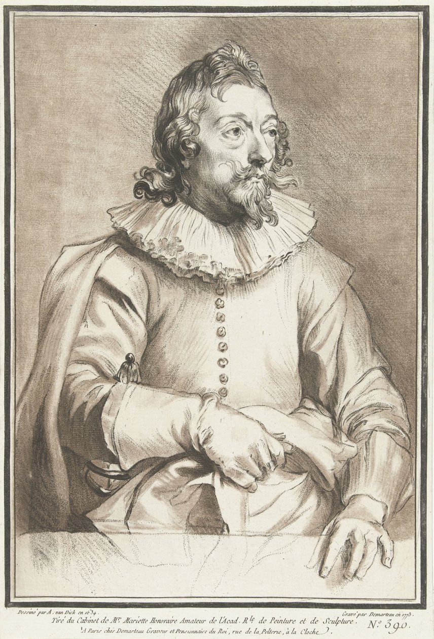adam portresi by Gilles Demarteau