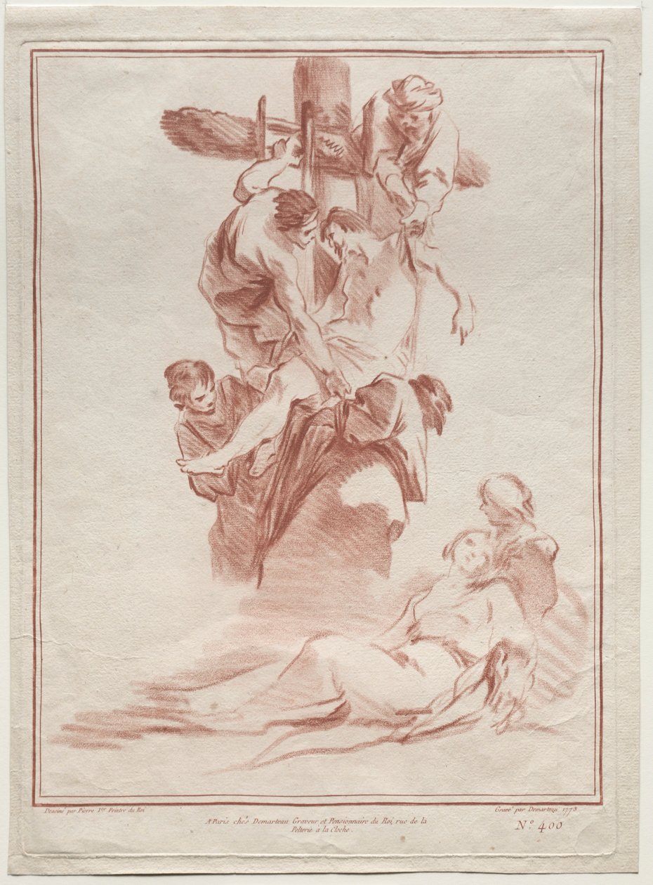 Haçtan İniş, 1773. by Gilles Demarteau