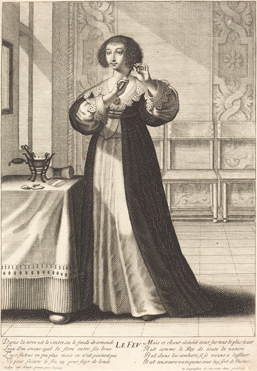 Ateş by Gilles Rousselet after Grégoire Huret