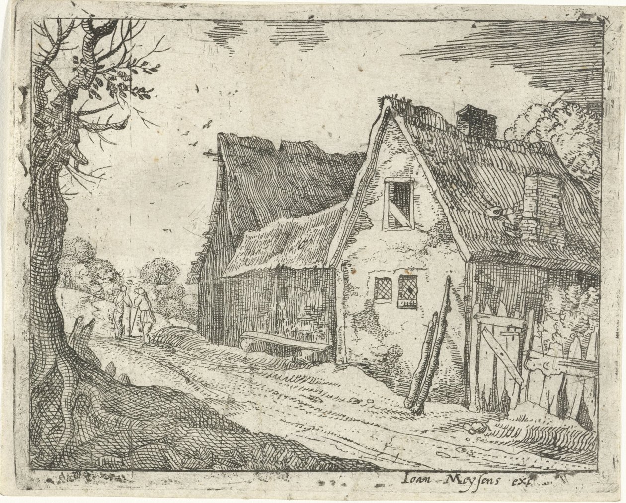 Köy yolunda çiftlik by Gillis Peeters (I)