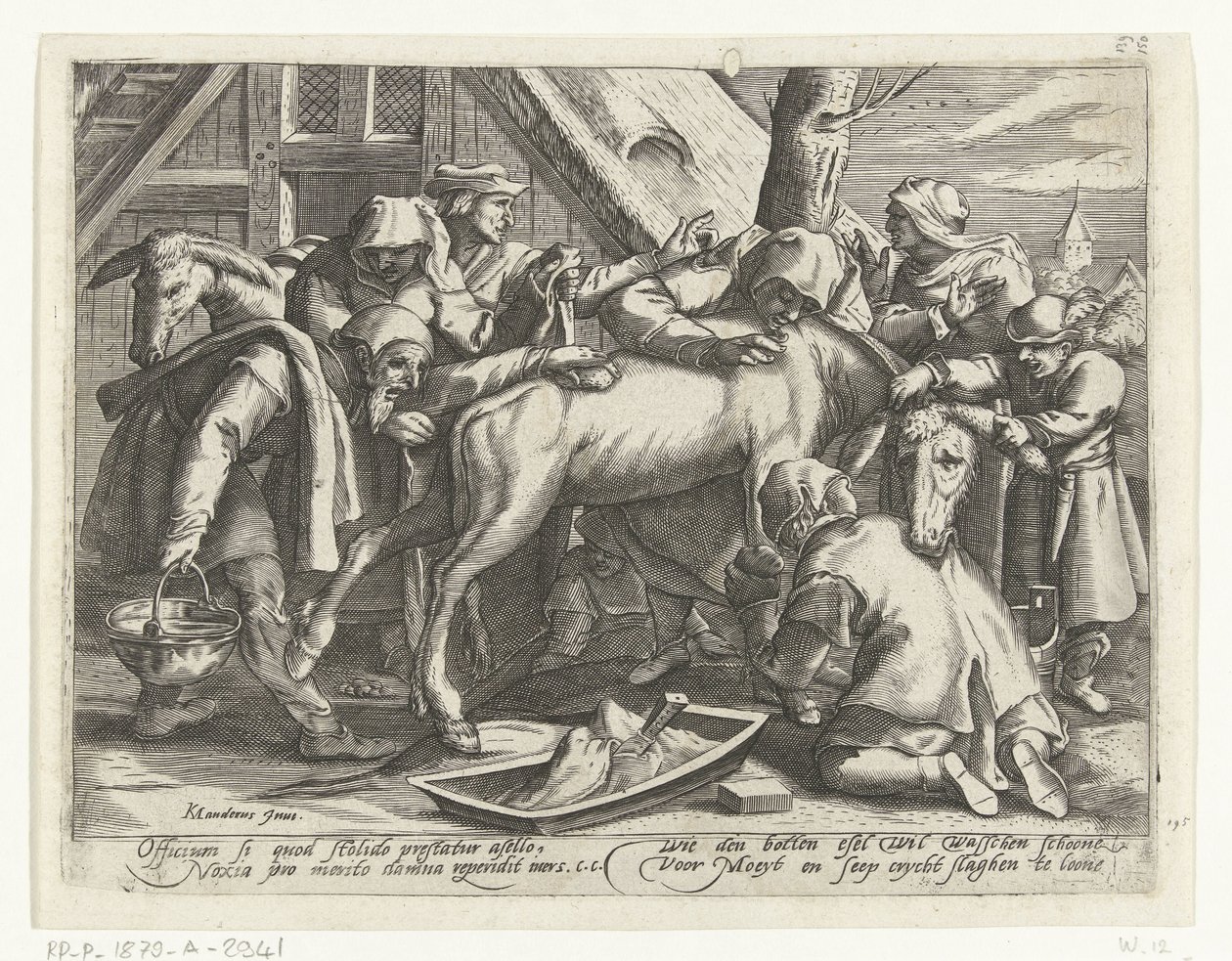 eşeği yıkamak by Gillis van Breen