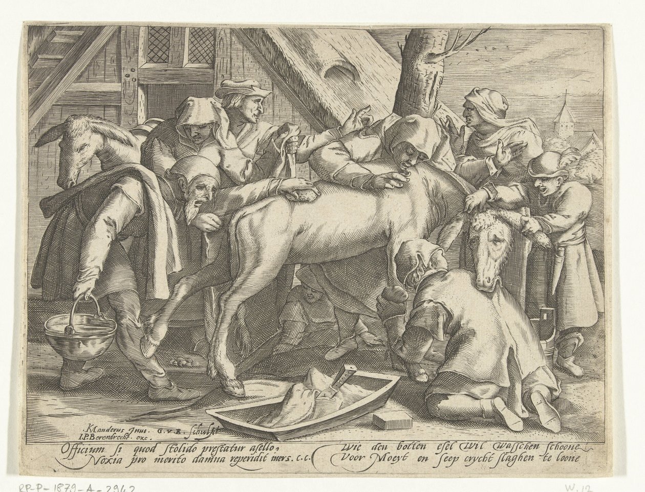 eşeği yıkamak by Gillis van Breen