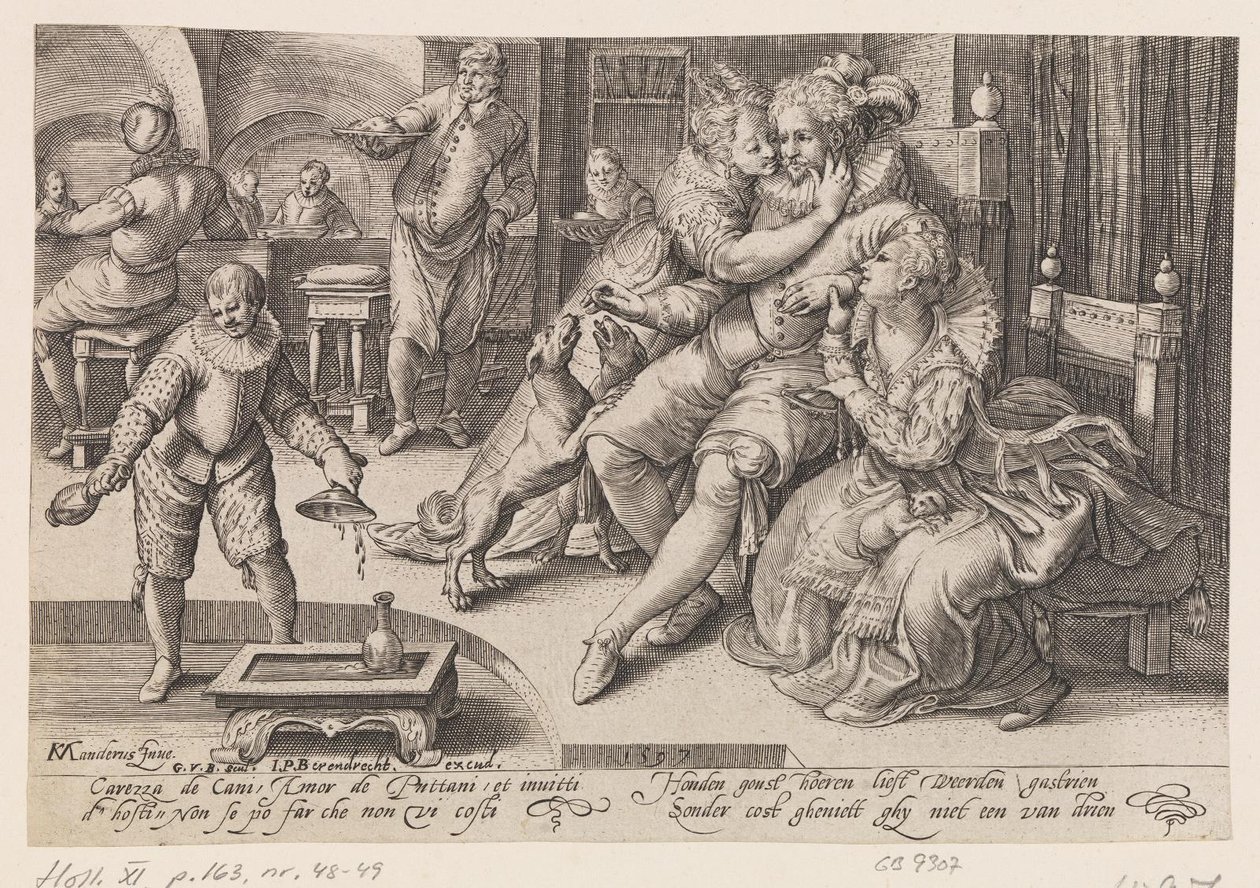Ahlaksız bir hayattan sahneler by Gillis van Breen