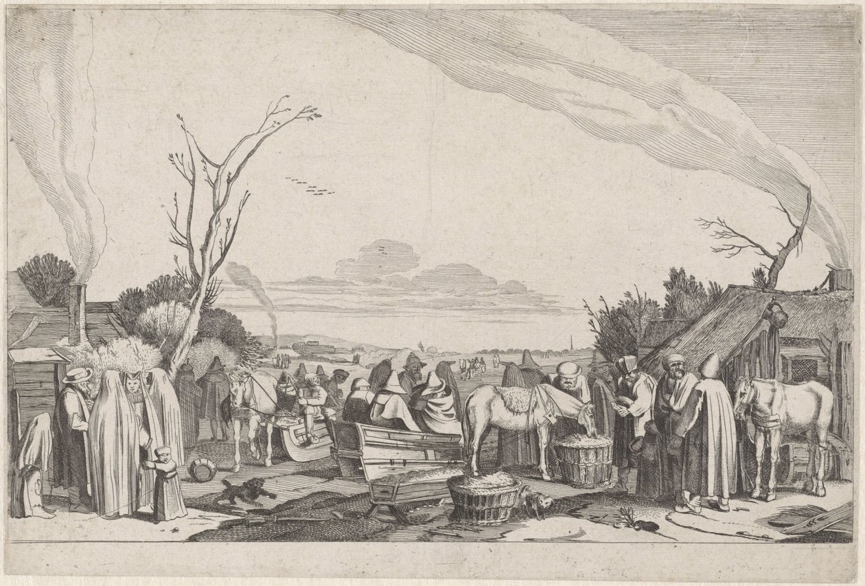 Kış mevsimi Dört Mevsim (dizi adı) by Gillis van Scheyndel (I)