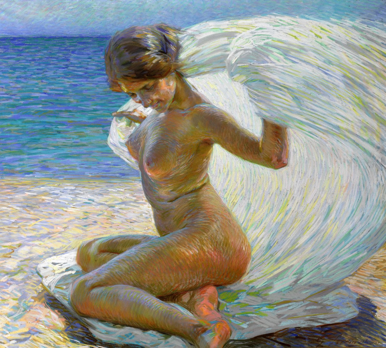 Sahilde çıplak. by Gino Piccioni