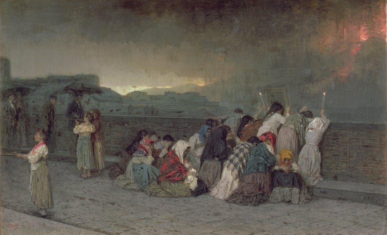 Kül Yağmuru, 1880 by Gioacchino Toma