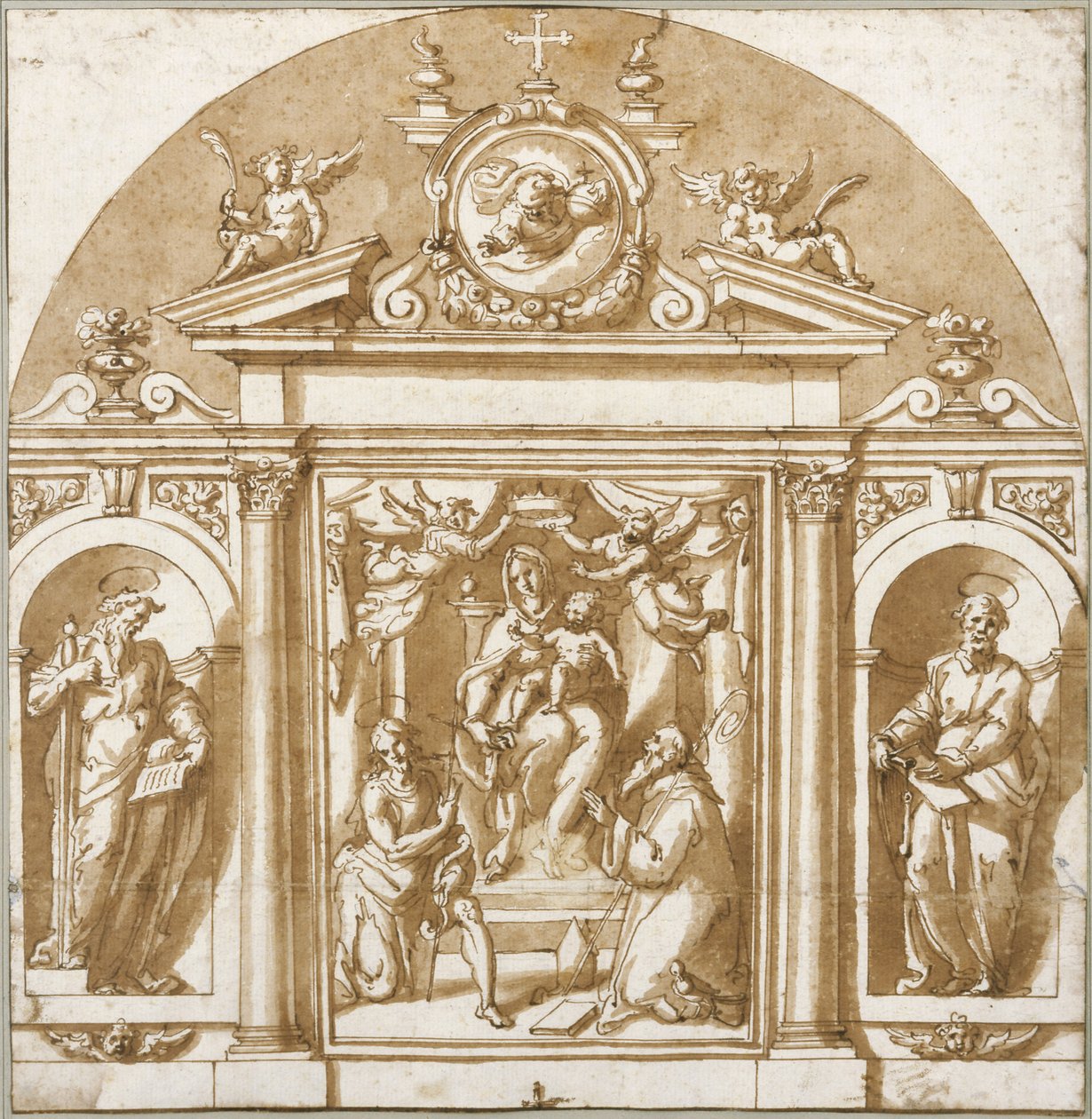 ವರ್ಜಿನ್ ಮತ್ತು ಸಂತರು ಟರ್ಕಿ by Giorgio Vasari