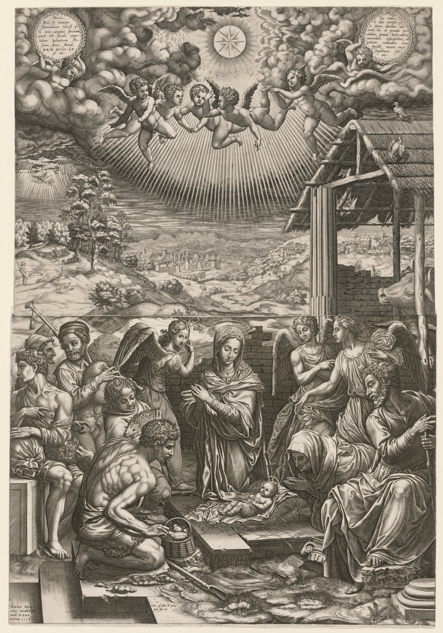 Doğuş, 1553. by Giorgio Ghisi
