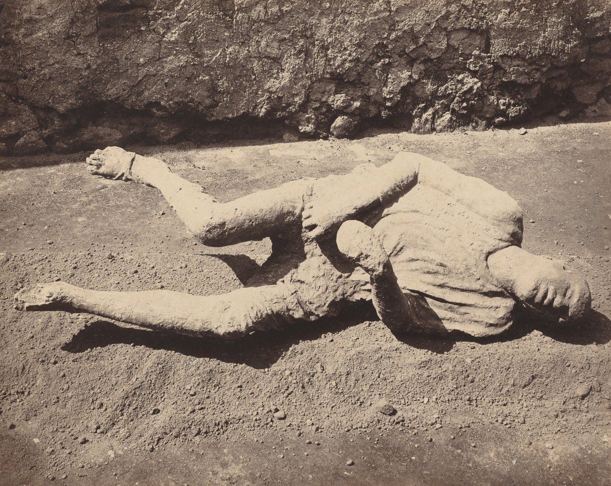 Impronte Umane, Pompei (Human Cast, Pompeii) by Giorgio Sommer