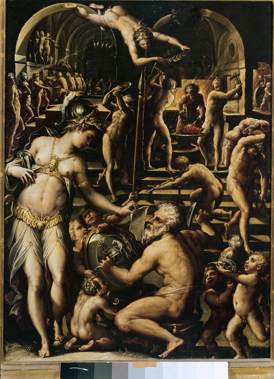 Vulcano Demirhanesi by Giorgio Vasari