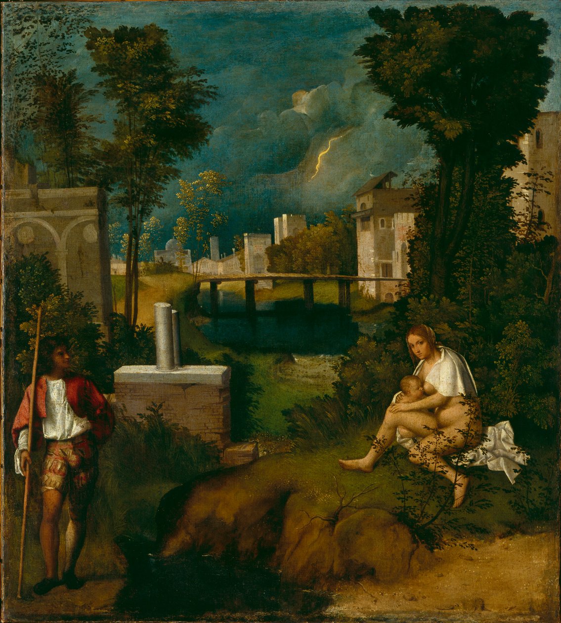 Fırtına, c.1508 by Giorgione da Castelfranco