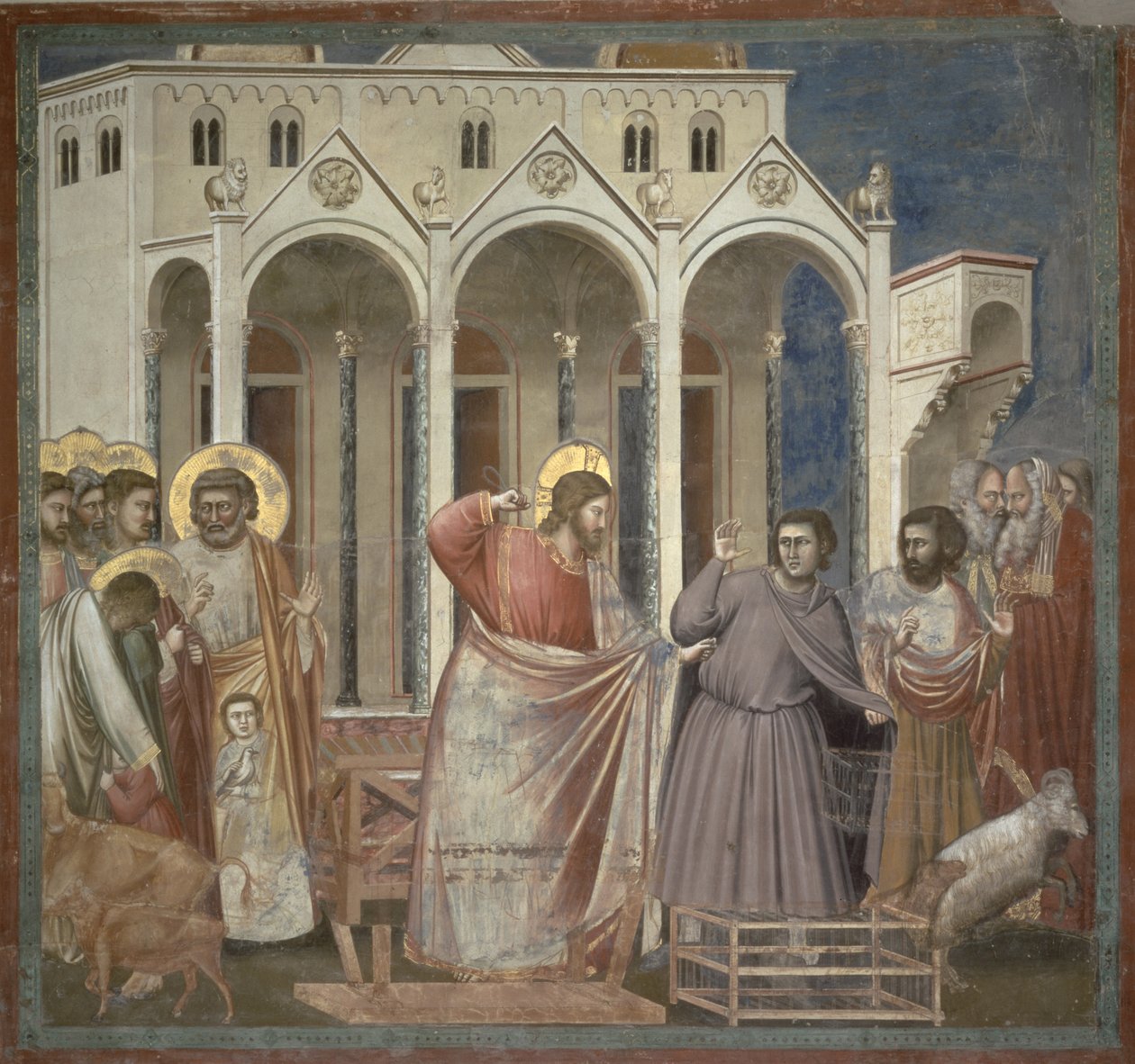 ದೇವಾಲಯದ ಶುದ್ಧೀಕರಣ, c.1305 turk by Giotto di Bondone