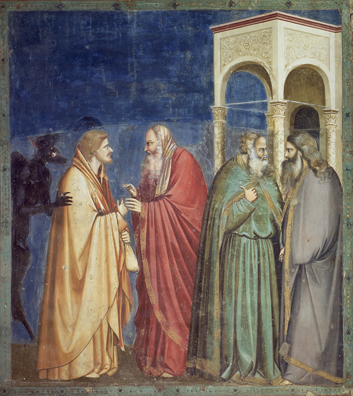 ದಿ ಪೇಮೆಂಟ್ ಆಫ್ ಜುದಾಸ್, c.1305 turk by Giotto di Bondone
