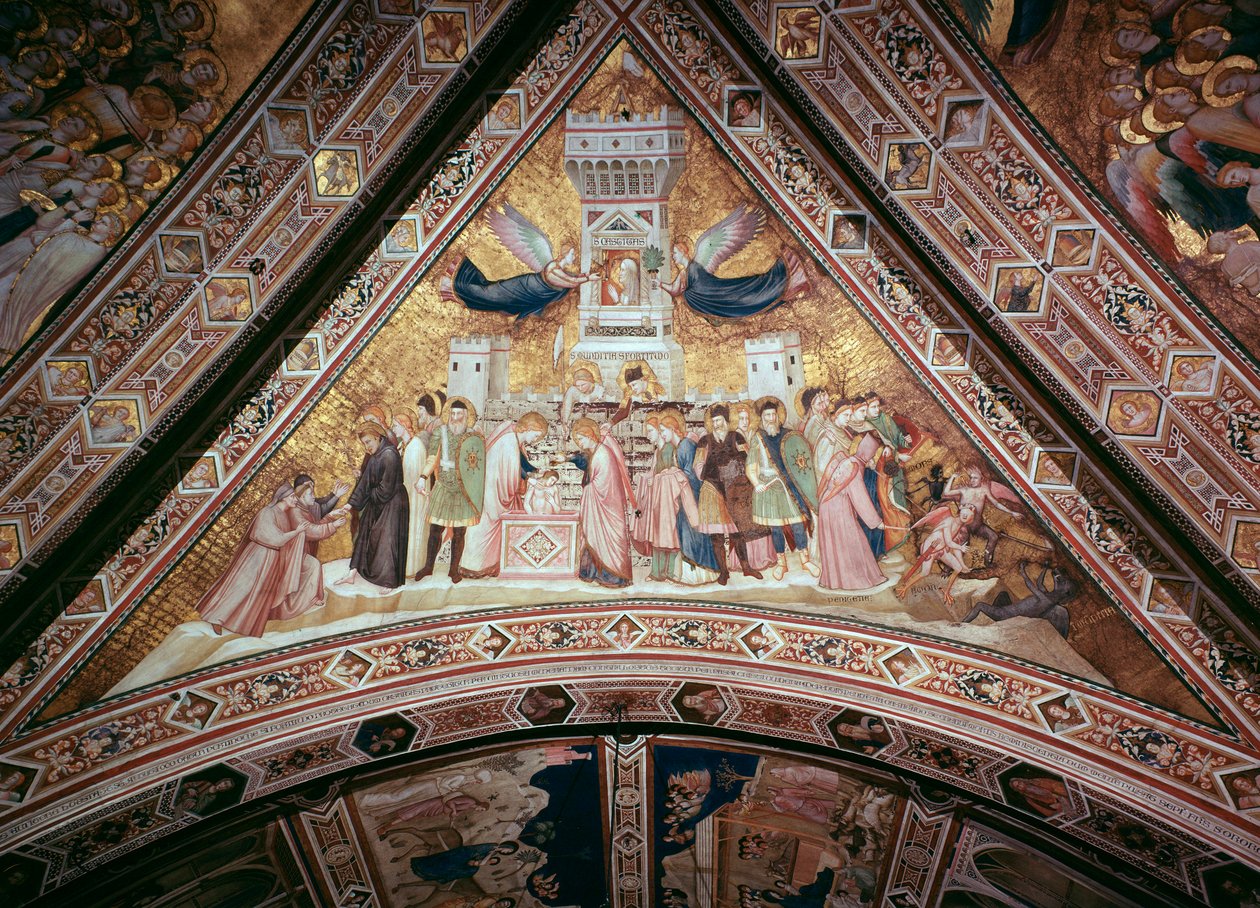 İffet alegorisi (Fresco by Giotto (c.1266 1337)