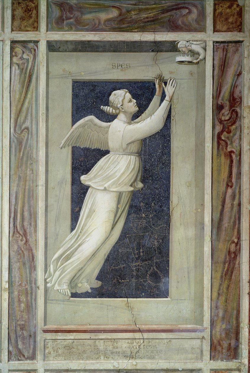 ಹೋಪ್, c.1305 ಟರ್ಕ್ by Giotto di Bondone