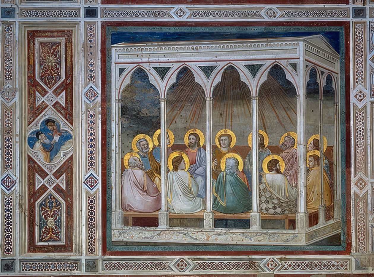 Pentekost. 1303-05 by Giotto di Bondone