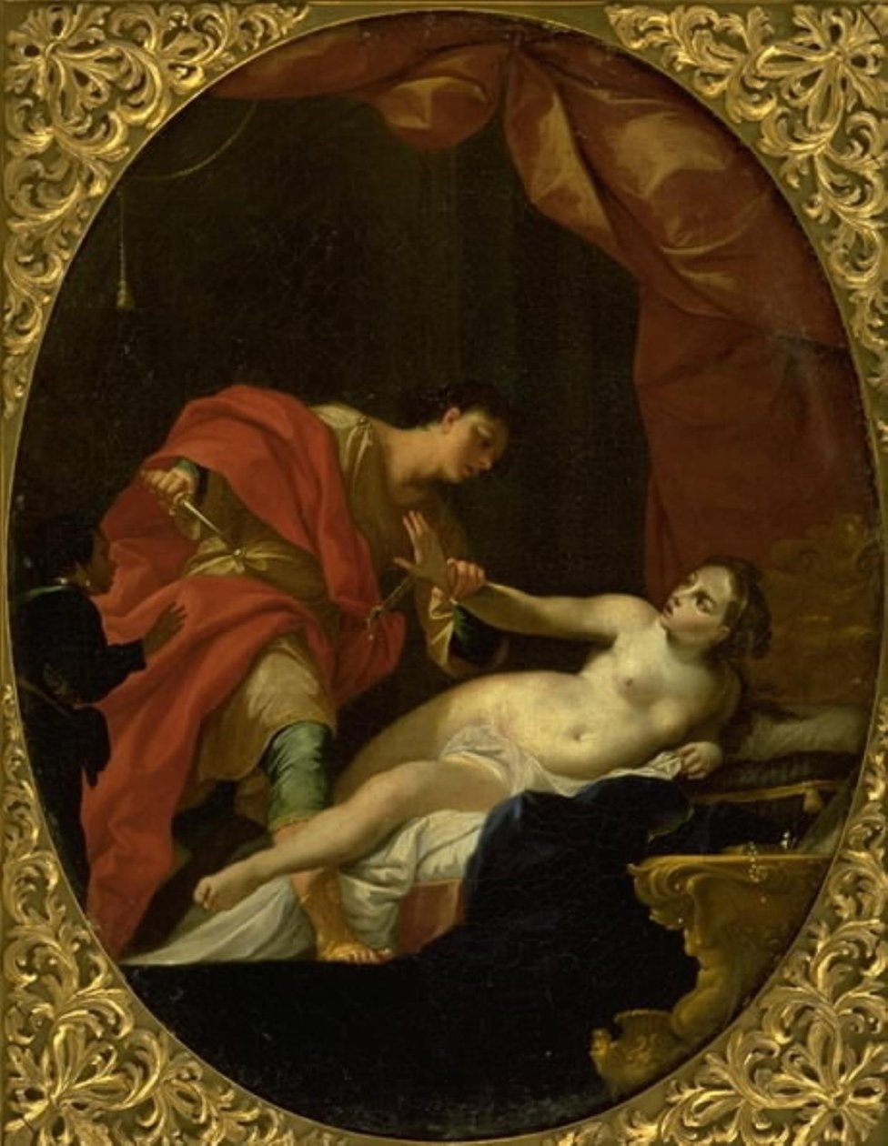 Tarquin Tehdit Eden Lucretia by Giovan Gioseffo dal Sole