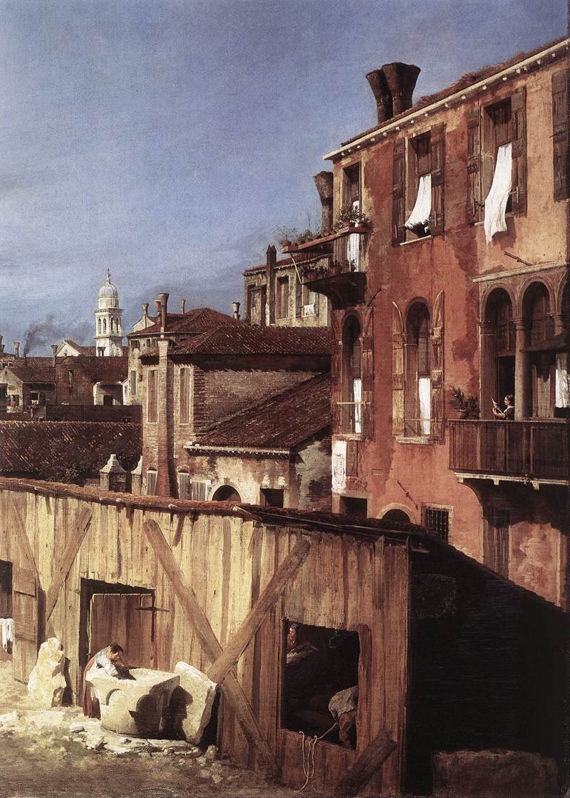 Taş Ustaları Avlusu by Giovanni Antonio Canal