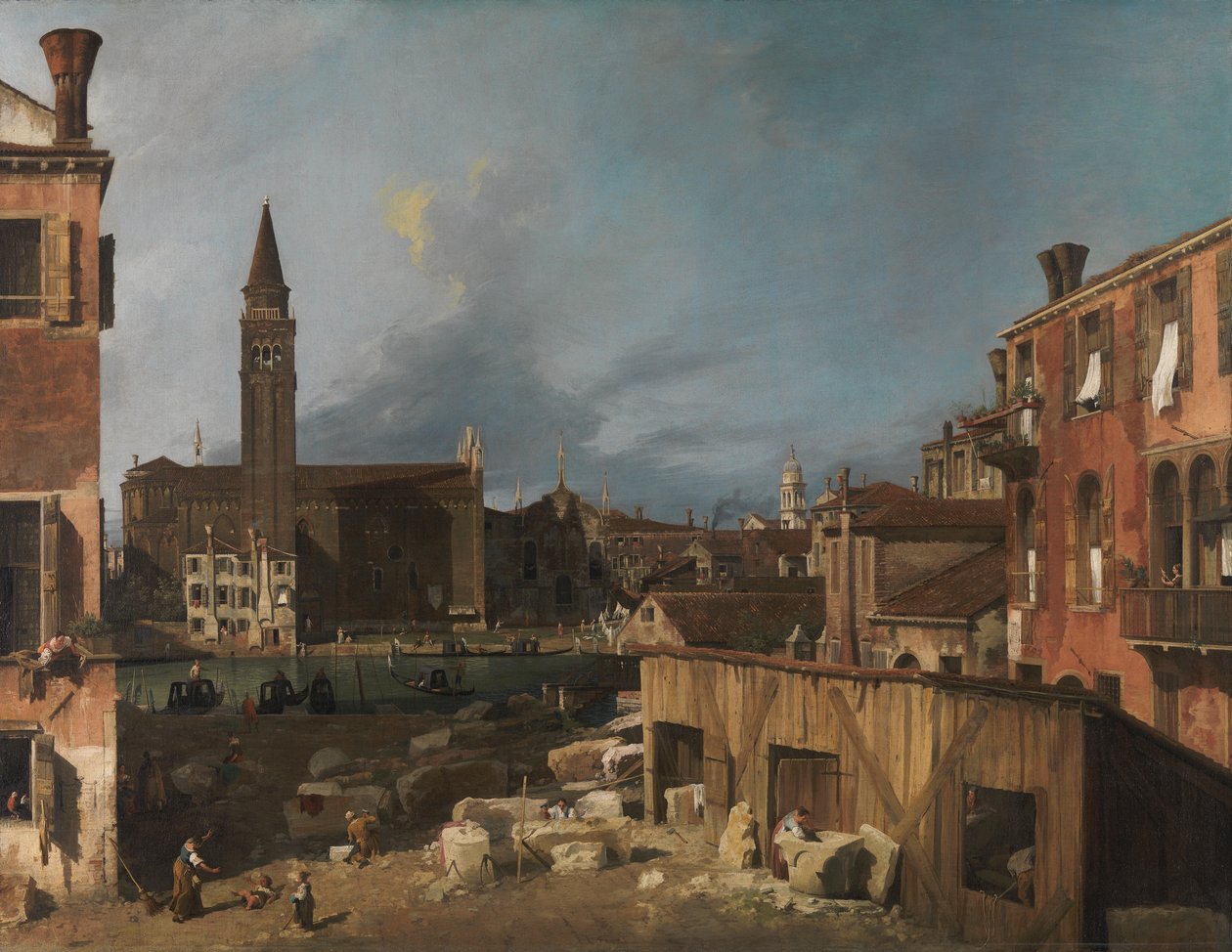 Taş Ustaları Avlusu by Giovanni Antonio Canal