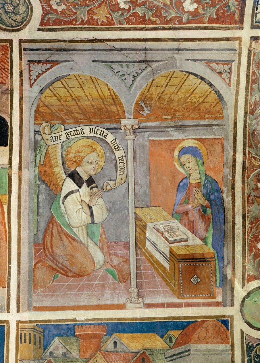 The Annunciation, c.1480  by Giovanni Baleison