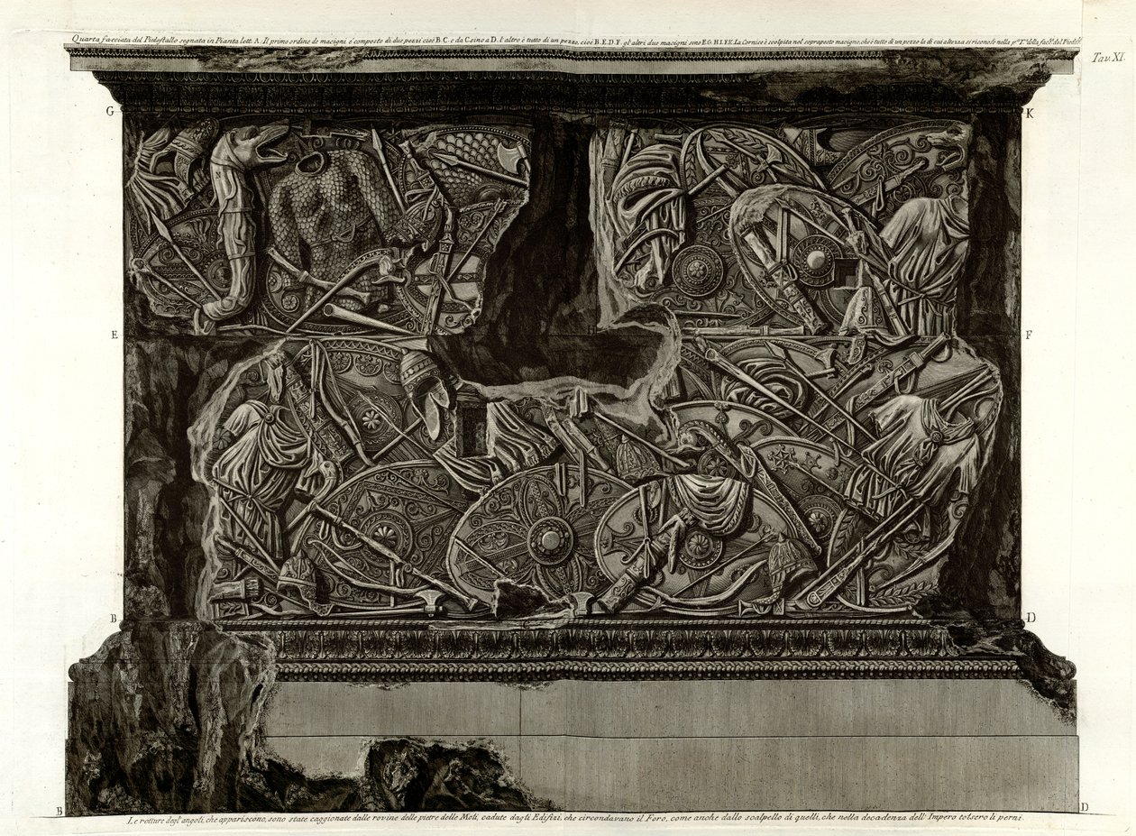 Kaidenin dördüncü cephesi by Giovanni Battista Piranesi