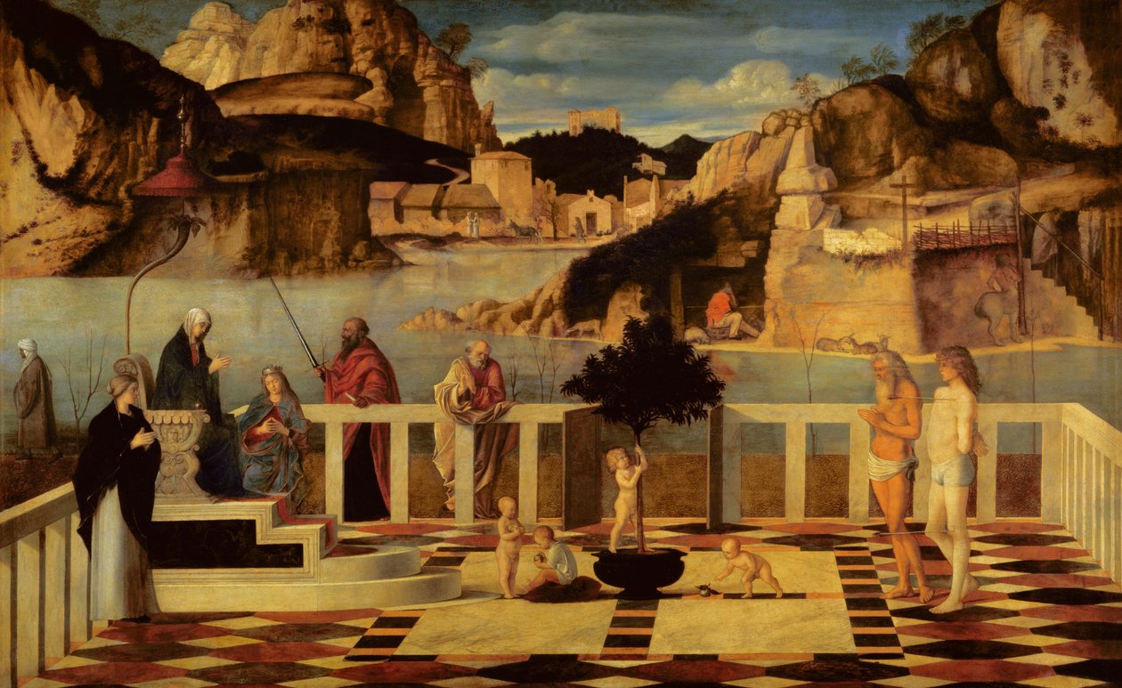 Kutsal Alegori, c.1487 by Giovanni Bellini