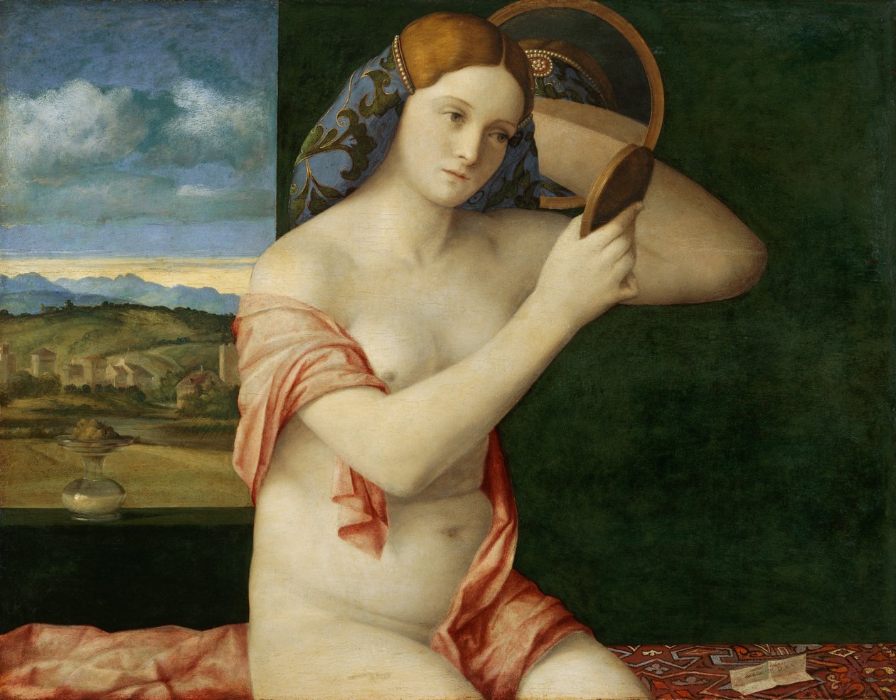 Genç Kadın, Tuvaleti by Giovanni Bellini