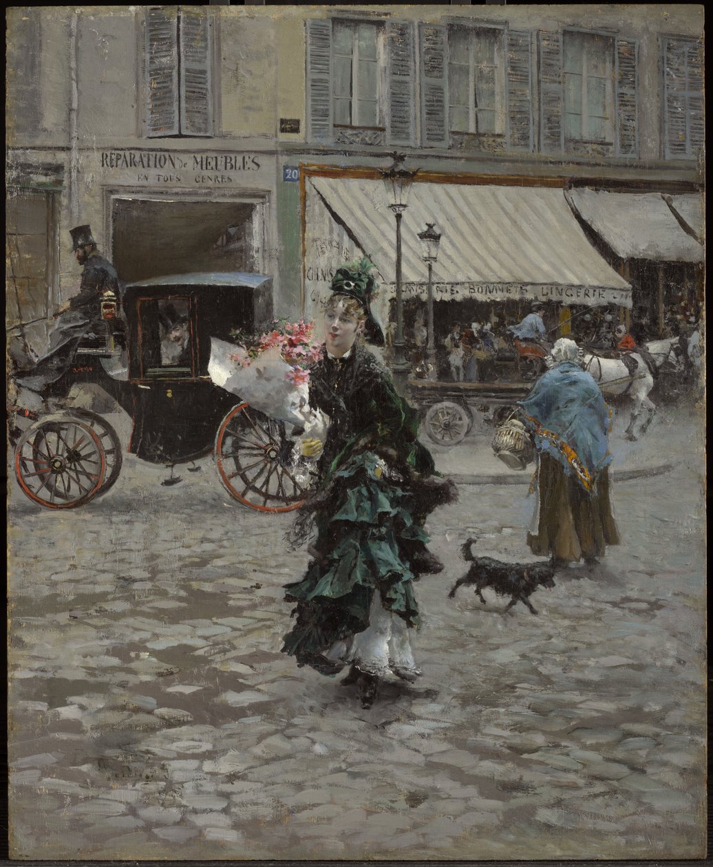 Caddeyi Geçmek by Giovanni Boldini