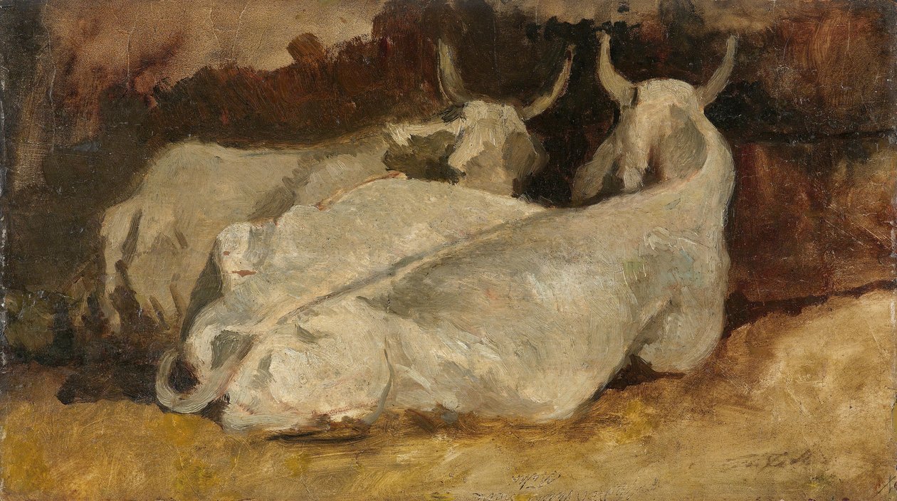 yalancı inekler by Giovanni Fattori