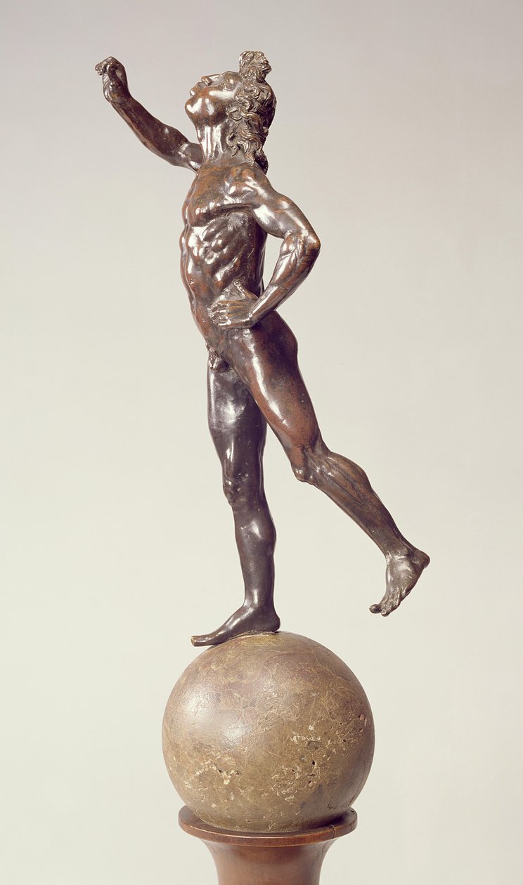 Çeşme figürü Merkür, Floransalı, 1515 (bronz) by Giovanni Francesco Rustici