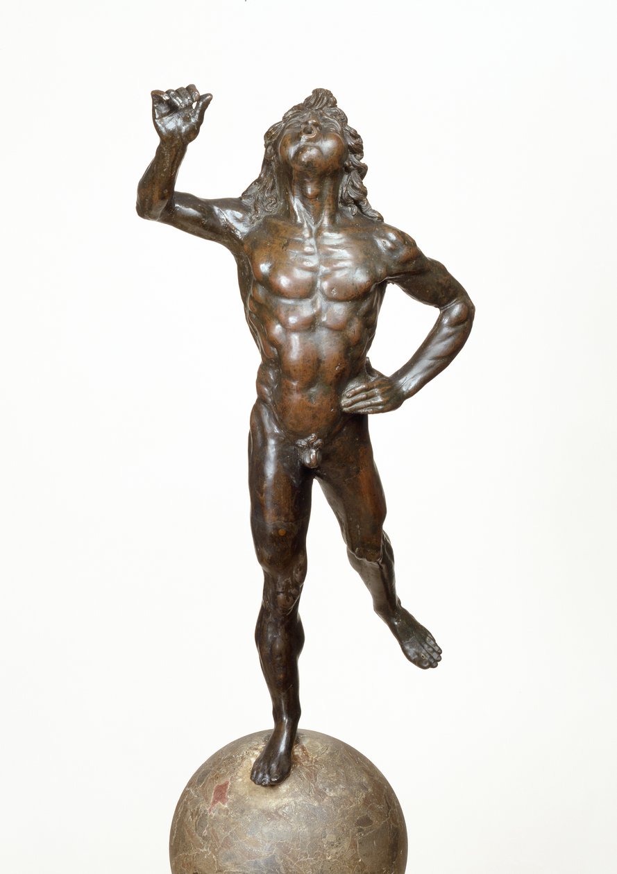 Mercury Take Flight, c.1515 (bakır alaşımı, breş ve ahşap) by Giovanni Francesco Rustici
