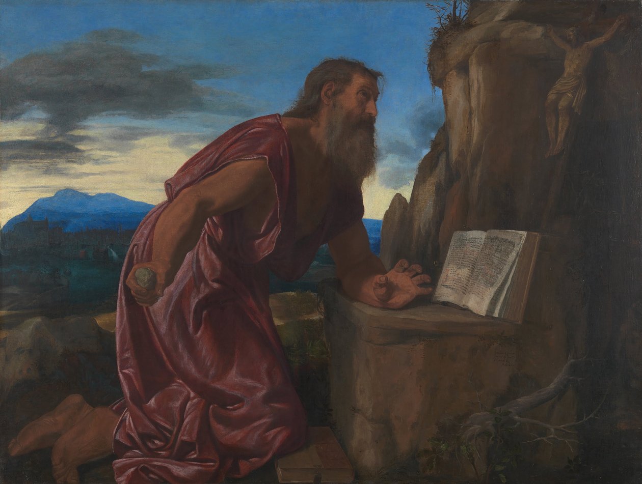 Aziz Jerome by Giovanni Girolamo Savoldo