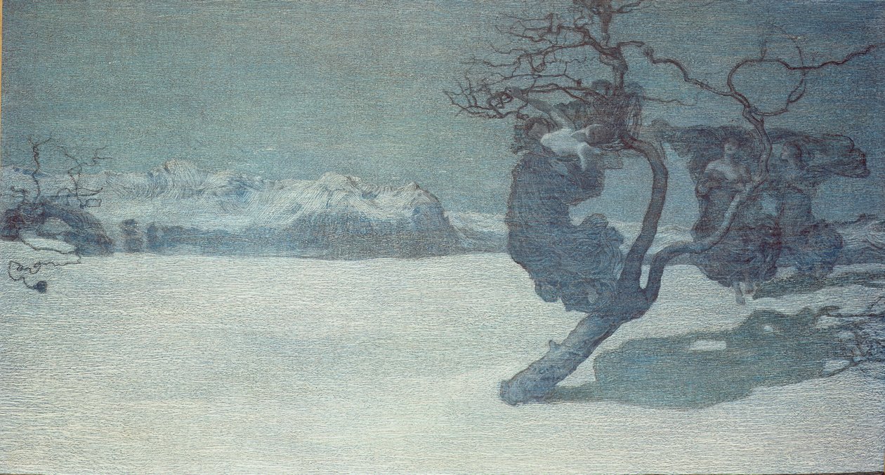 Kötü Anneler, 1896-97 (kart üzeri yağlı boya) by Giovanni Segantini