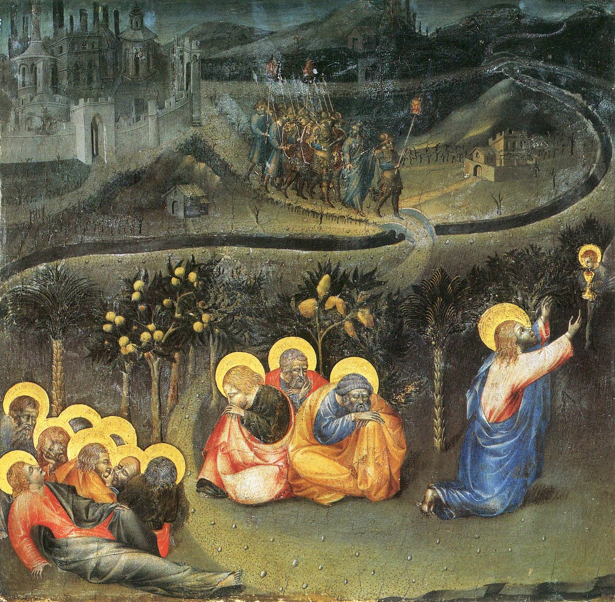 Christus im garten Gethsemane Paul of John by Giovanni di Paolo