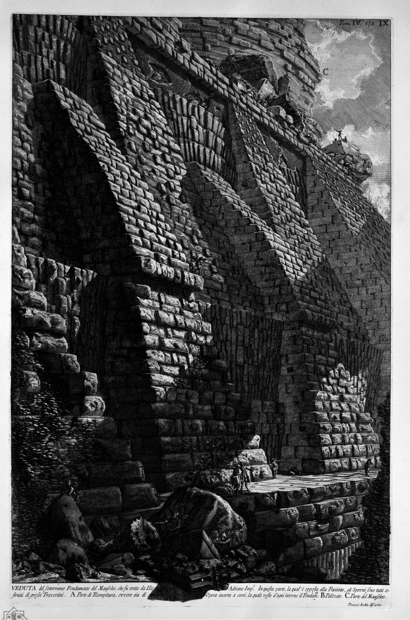 Hadrian Mozolesi by Giovanni Battista Piranesi