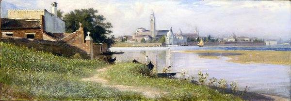 Venedik (tuval üzerine yağlı boya) by Giovanni Costa