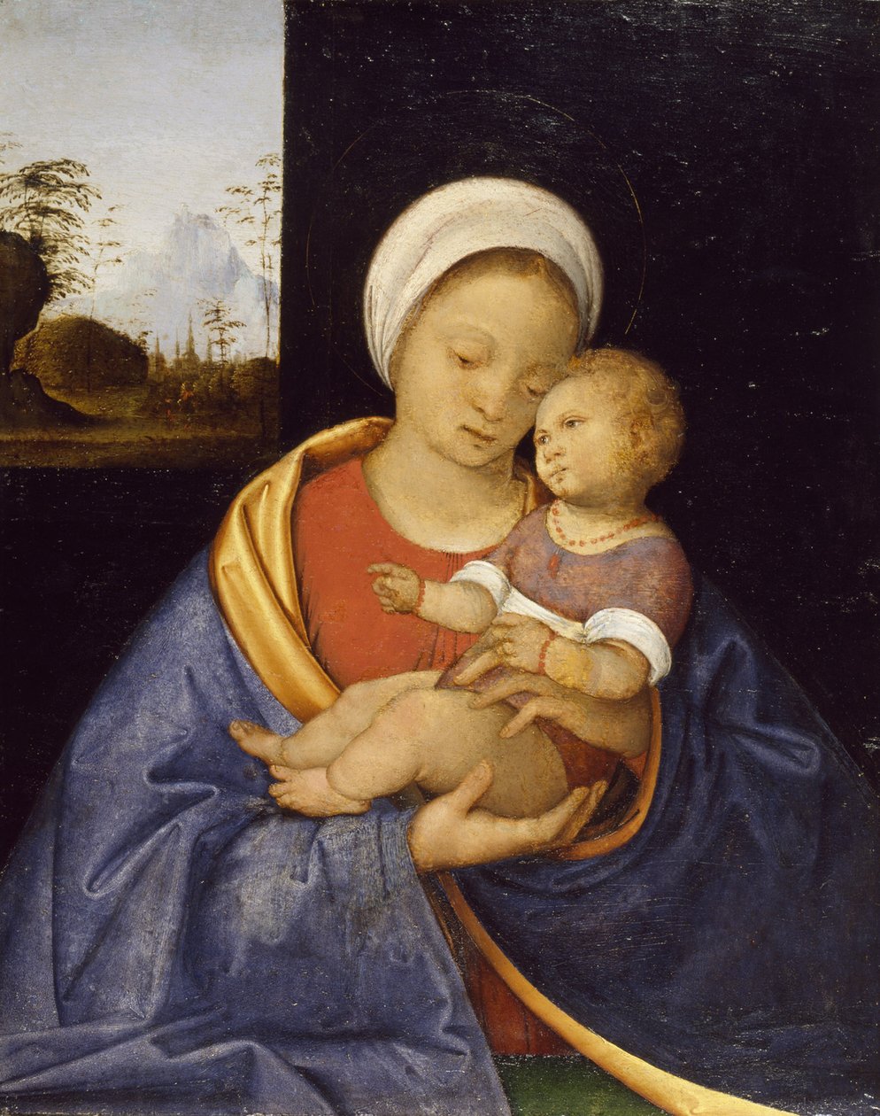 Madonna ve Çocuk, 1510-15 by Giovanni Agostino da Lodi