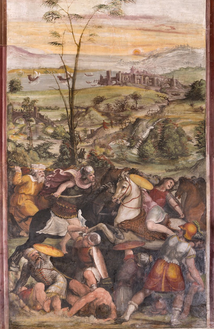 Issus savaşı by Giovanni Antonio Bazzi Sodoma