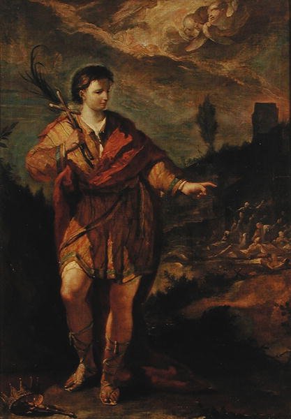 ಸೇಂಟ್ ಮ್ಯಾಗ್ನಸ್ ಟರ್ಕ್ by Giovanni Antonio Guardi