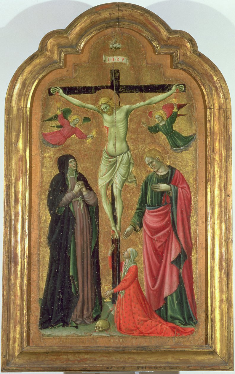Çarmıha germe (panelde tempera) by Giovanni Venanzi di Pesaro