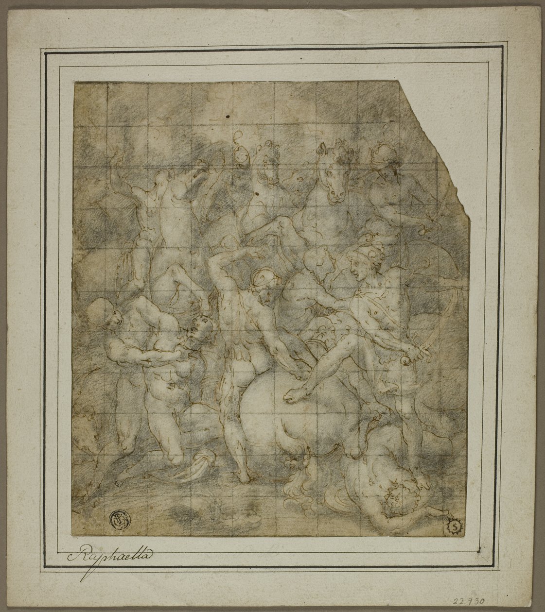 Savaş sahnesi by Giovanni Balducci