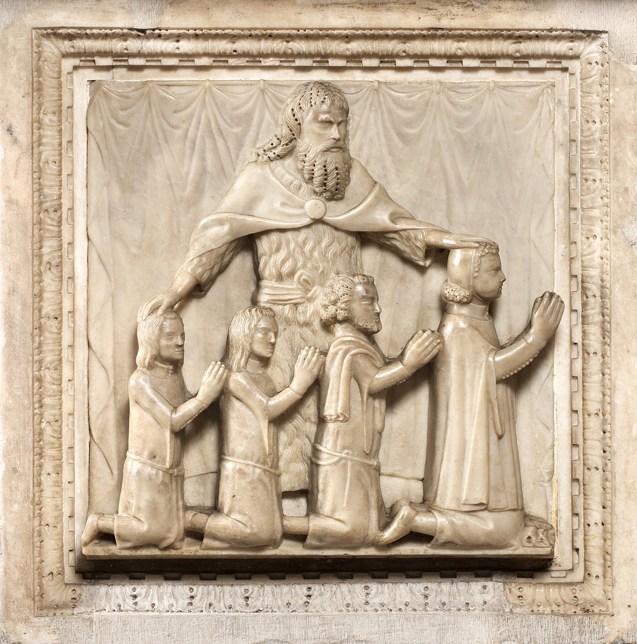 Dört bağışçı ve Aziz Peter by Giovanni Balduccio