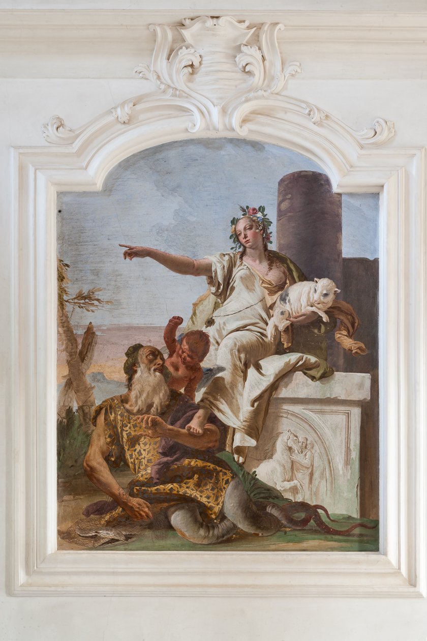 Masumiyet Aldatmacayı Uzaklaştırıyor by Giovanni Battista Tiepolo