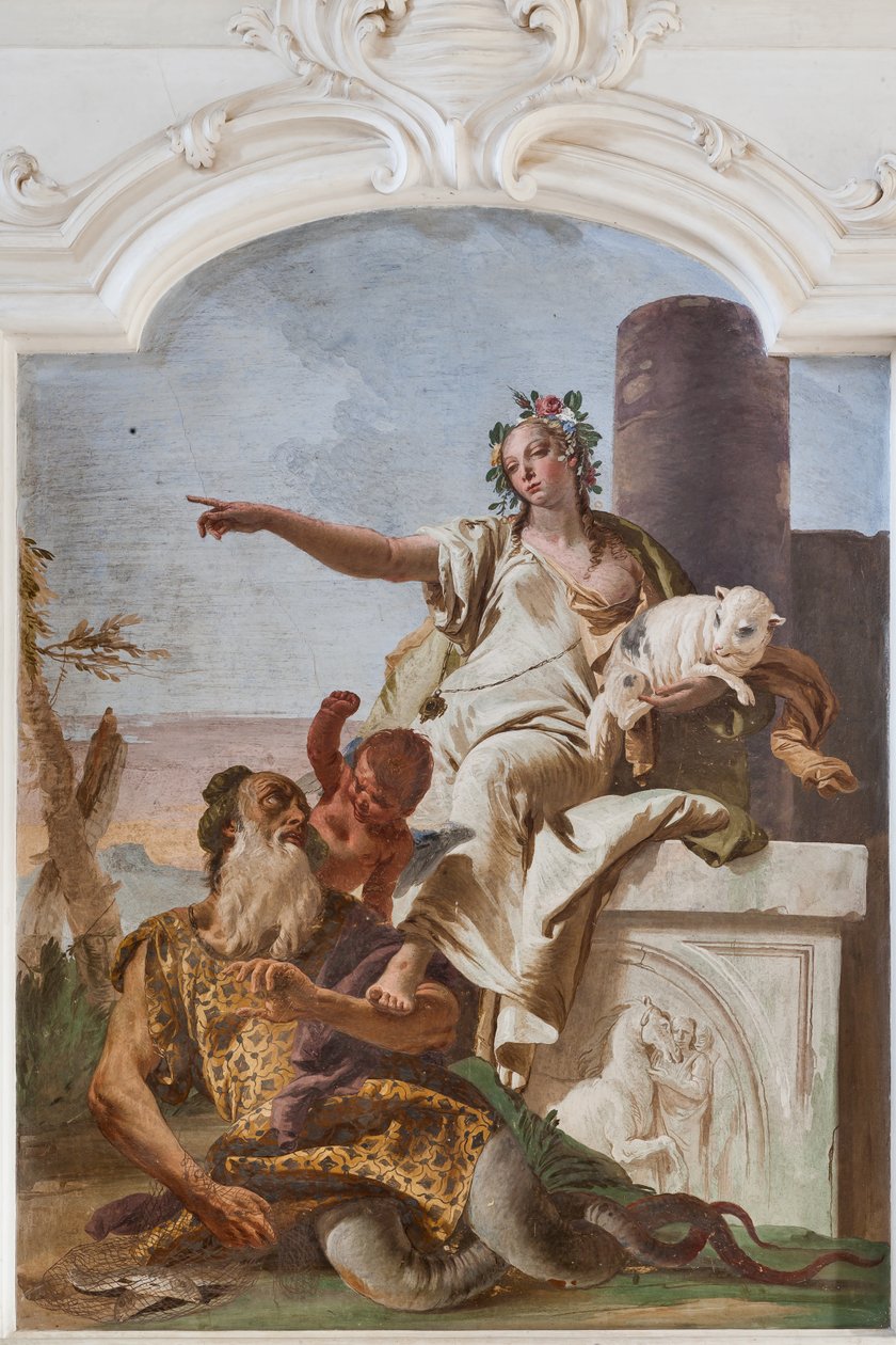 Masumiyet Aldatmacayı Uzaklaştırıyor by Giovanni Battista Tiepolo